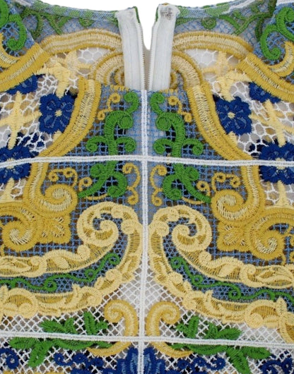 Multicolor Majolica Embroidered Sweater