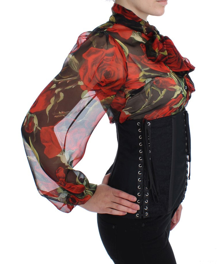Black Stretch Corset Waist Strap Belt