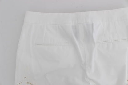 White Floral Cutout Dress Sicily Pants